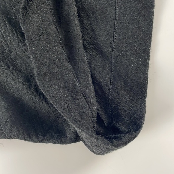 BALENCIAGA PARIS Black Silk Kimono Sleeve Top. 36. - Picture 9 of 16